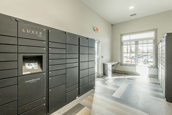 luxer package system at Anthem Apartments and Cottages in Huntsville, Alabama